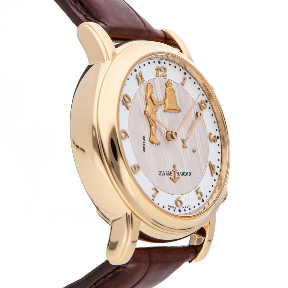 Ulysse Nardin San Marco Mens watch Unisex Automatic Rose gold 756-22 Replica 4