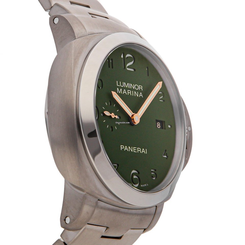 IMG_9081 Panerai Luminor Marina 1950 3 Days Mens watch Unisex Automatic Titanium PAM00693 Replica 4