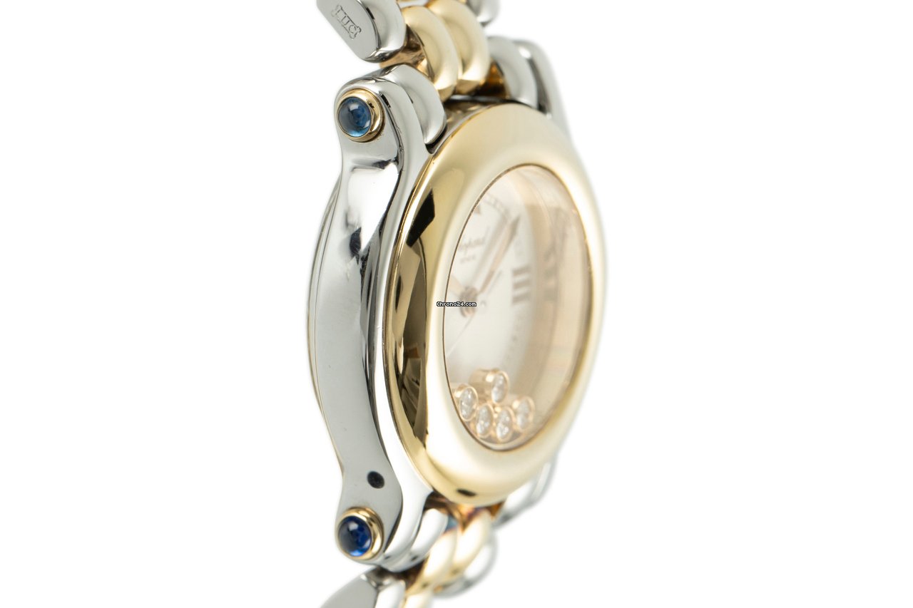 Chopard Happy Sport Womens watch Quartz Gold Steel 27 8251-23 Replica 4