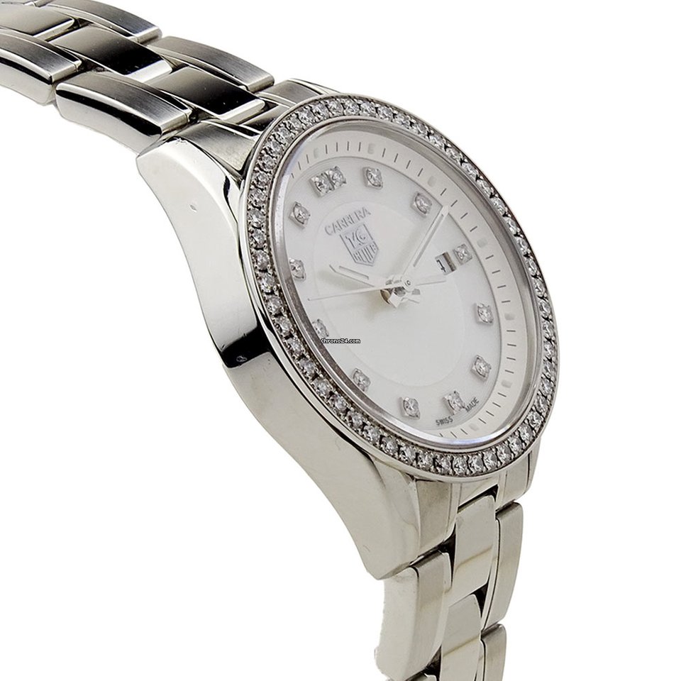 IMG_9081 TAG Heuer Carrera Lady Womens watch Quartz Steel WV1413.BA0793 Replica 4