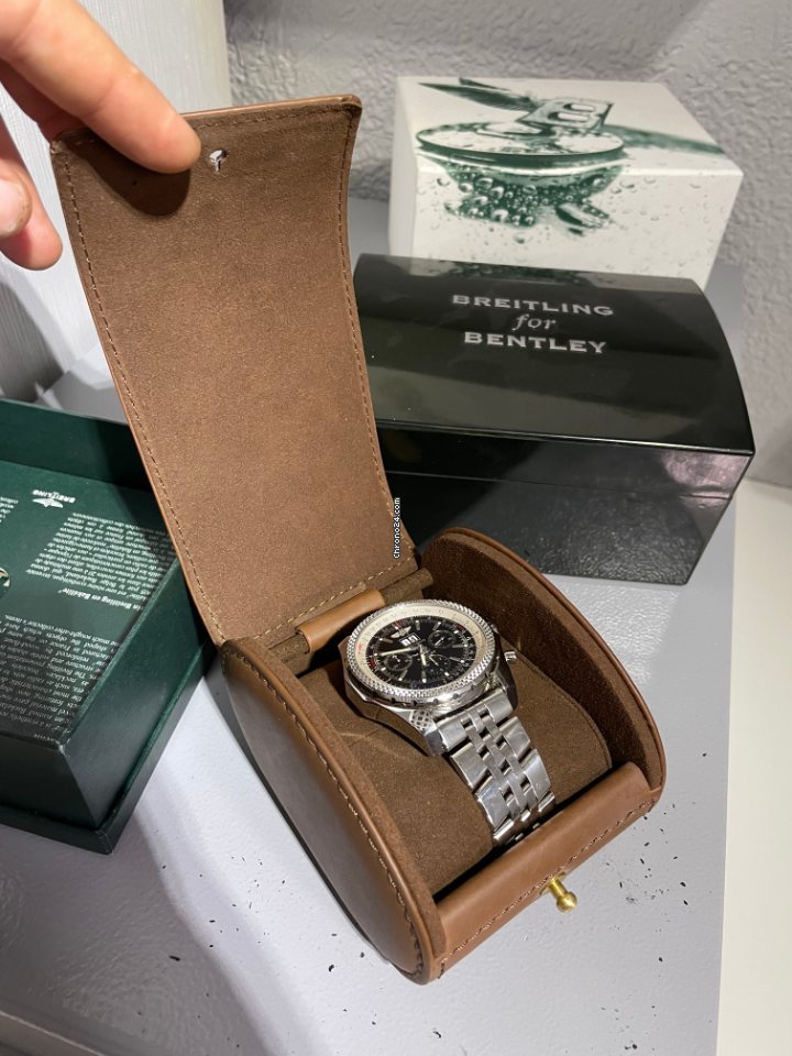 IMG_9081 Breitling Bentley 6.75 Mens watch Unisex Automatic Steel A44362-075 Replica 4