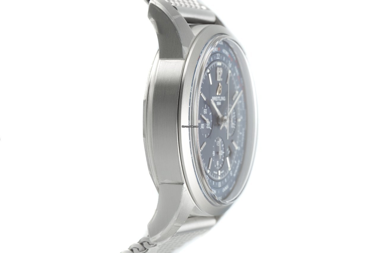 IMG_9081 Breitling Transocean Chronograph Unitime Mens watch Unisex Automatic Steel AB0510 Replica 4