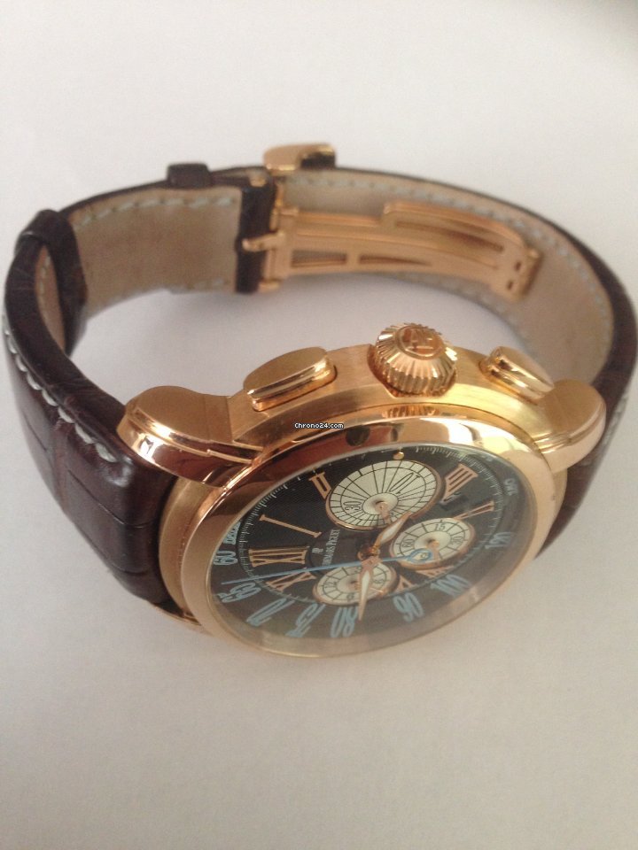 IMG_9081 Audemars Piguet Millenary Chronograph Mens watch Unisex Automatic Rose gold 26145OR.OO.D095CR.01 Replica 4