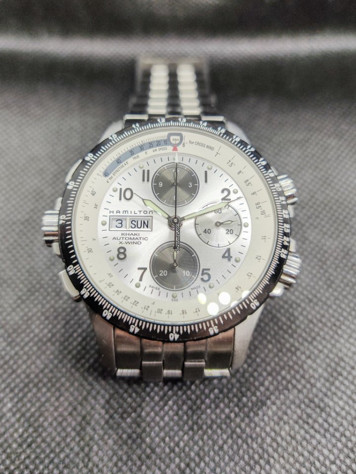 Hamilton Khaki X-Wind Mens watch Unisex Automatic Steel H776260 Replica 4