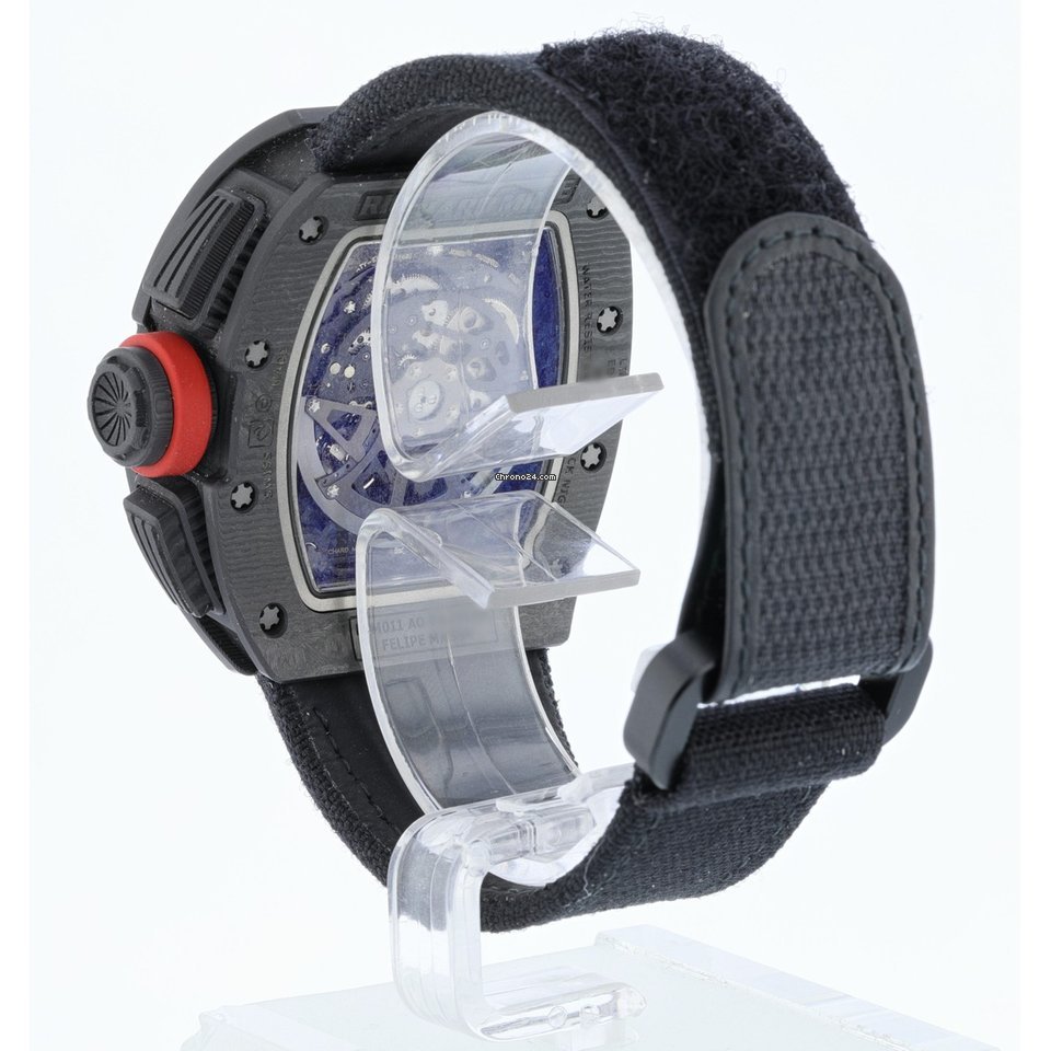 IMG_9081 Richard Mille RM 011 Mens watch Unisex Automatic Carbon RM011 AO CA Replica 4