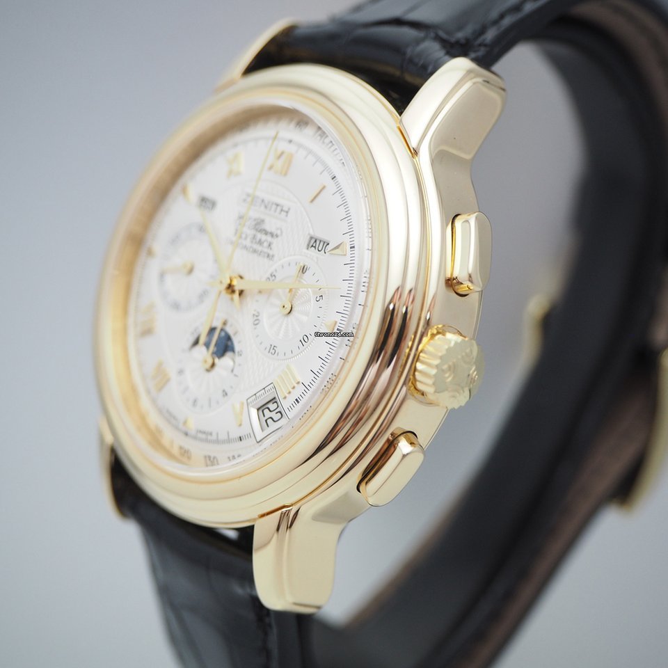 IMG_9081 Zenith Automatic Yellow gold 35.1240.4001 Replica 4