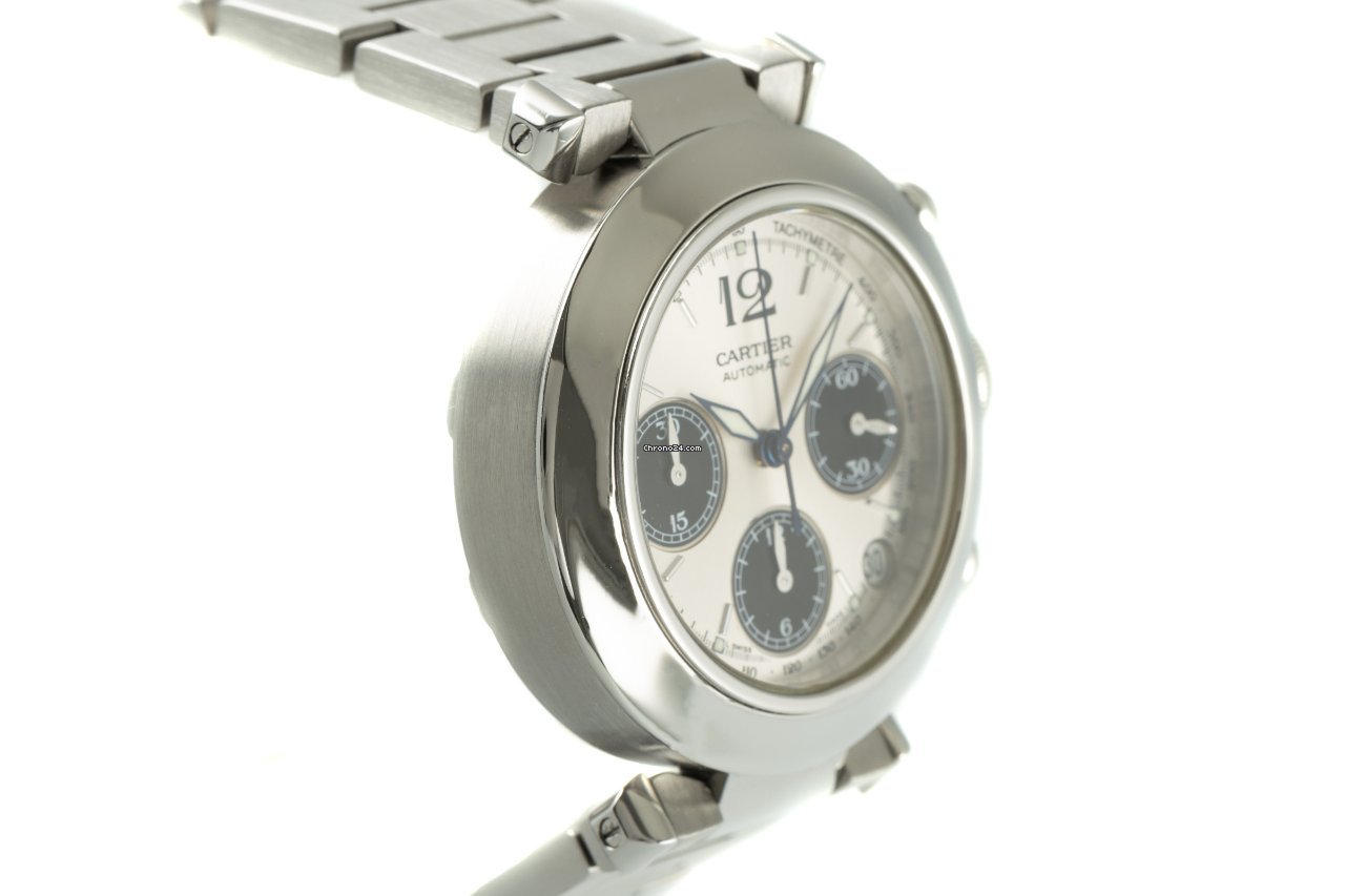 IMG_9081 Cartier Pasha C Mens watch Unisex Automatic Steel 2412 Replica 4