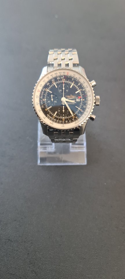 Breitling Navitimer World Mens watch Unisex Automatic Steel A2432212 B726 443A Replica 4