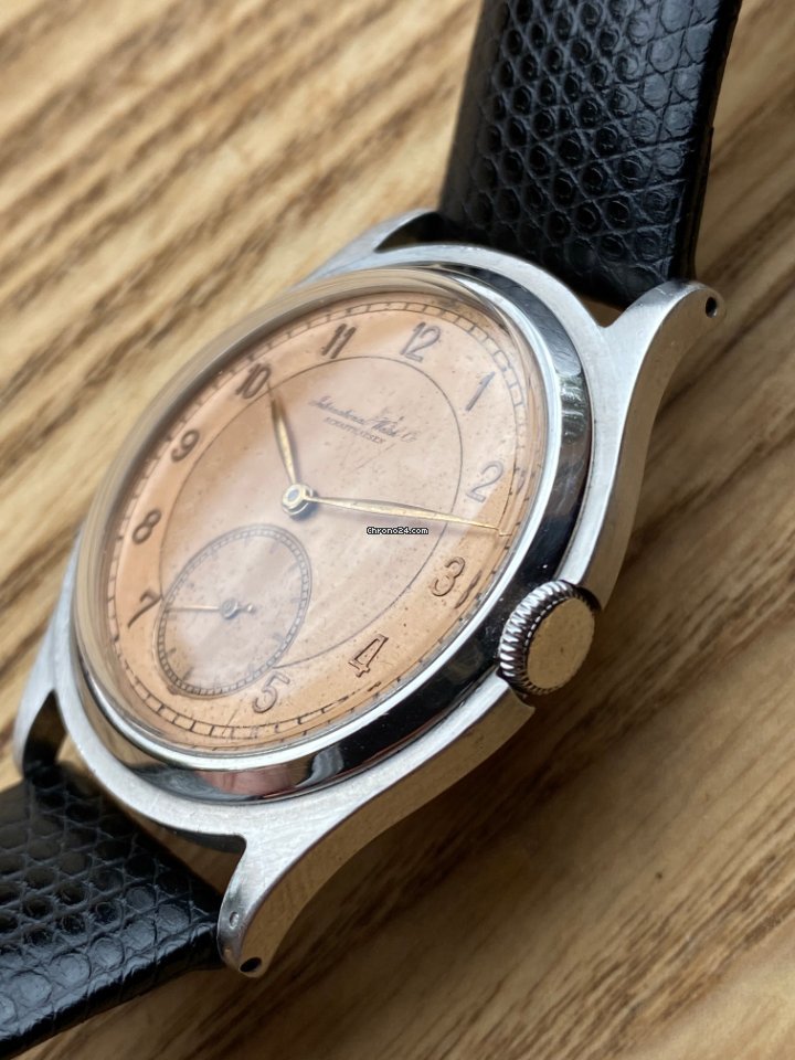 IWC Mens watch Unisex Manual winding Steel 308 Replica 4