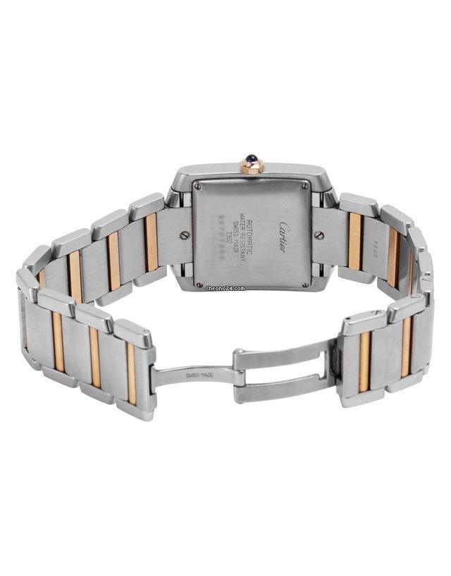 Cartier Tank Francaise Mens watch Unisex Automatic Gold Steel W51005Q4 2302 Replica 4