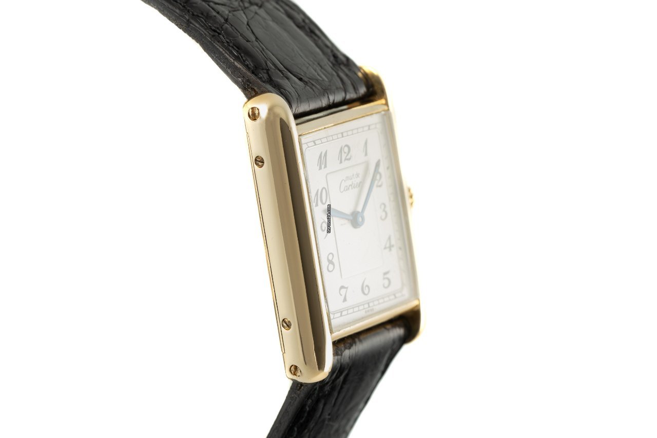 IMG_9081 Cartier Tank Louis Cartier Mens watch Unisex Manual winding Yellow gold 78086 Replica 4