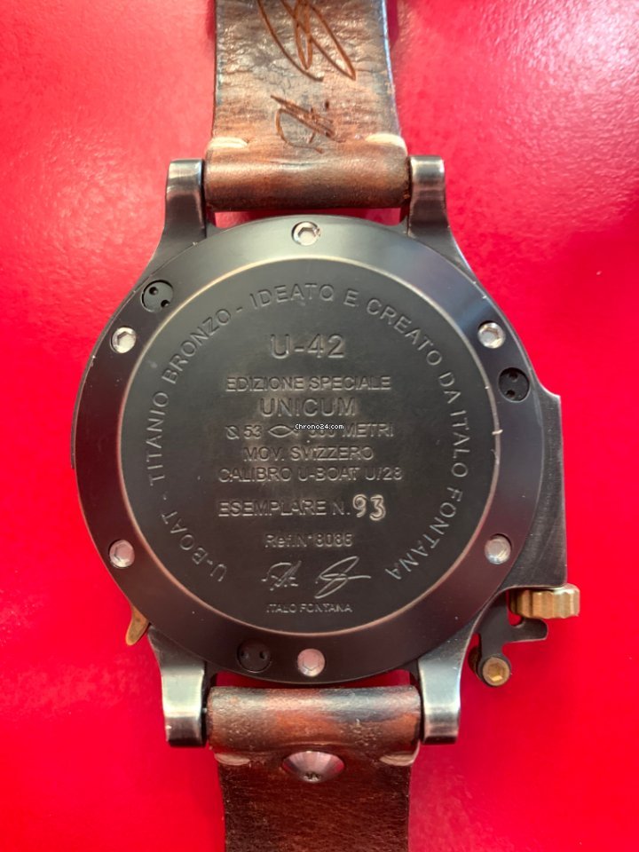 IMG_9081 U-Boat U-42 Mens watch Unisex Automatic Titanium 8088 Replica 4