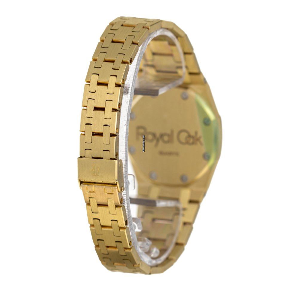 IMG_9081 Audemars Piguet Royal Oak Womens watch Quartz Yellow gold 6008BA Replica 4