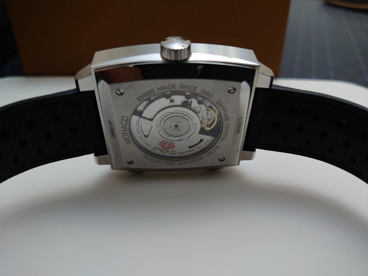IMG_9081 TAG Heuer Monaco Calibre 11 Mens watch Unisex Automatic CAW211P Replica 4