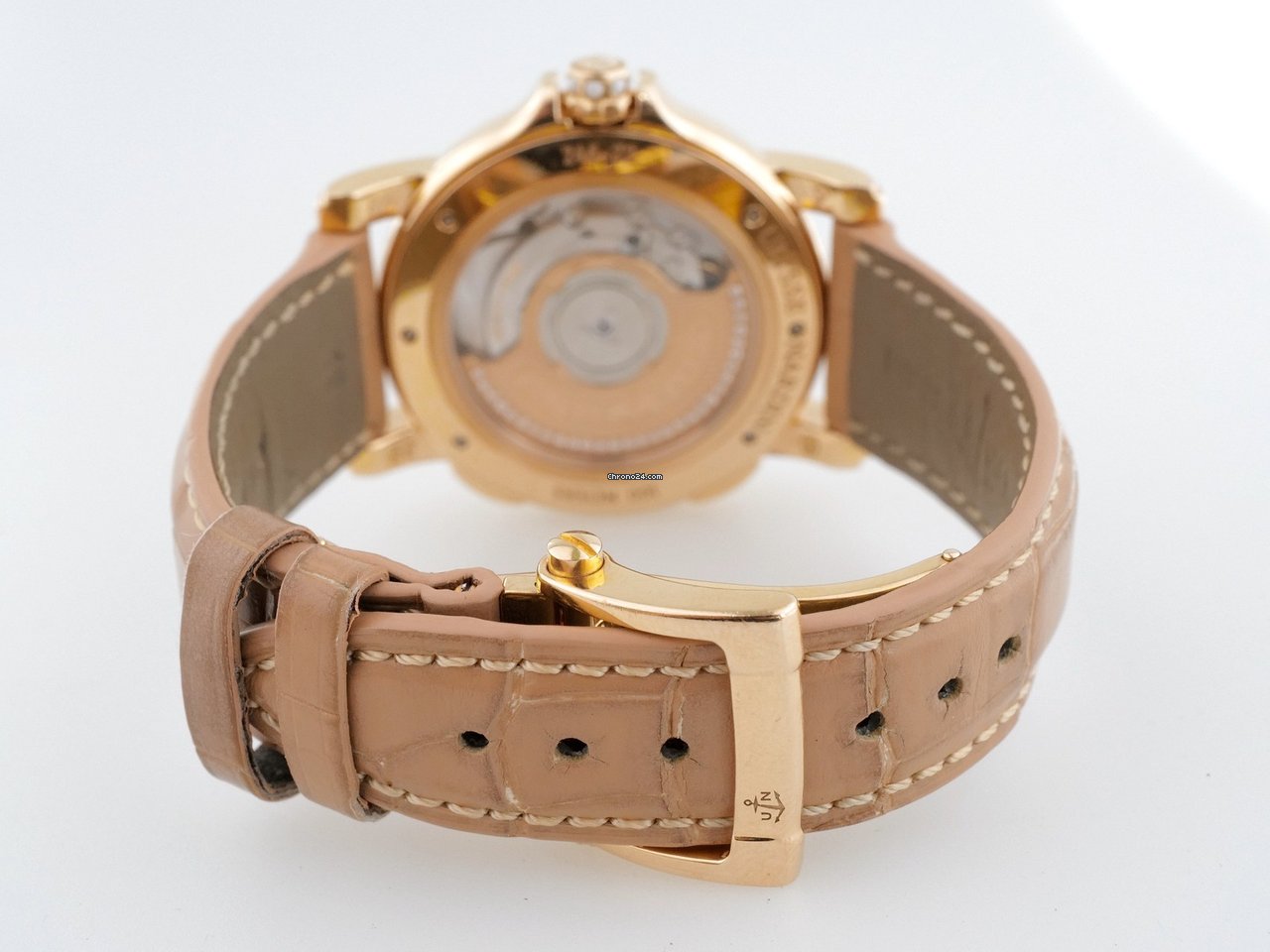 IMG_9081 Ulysse Nardin Dual Time Womens watch Automatic Rose gold 246-22 391 Replica 4