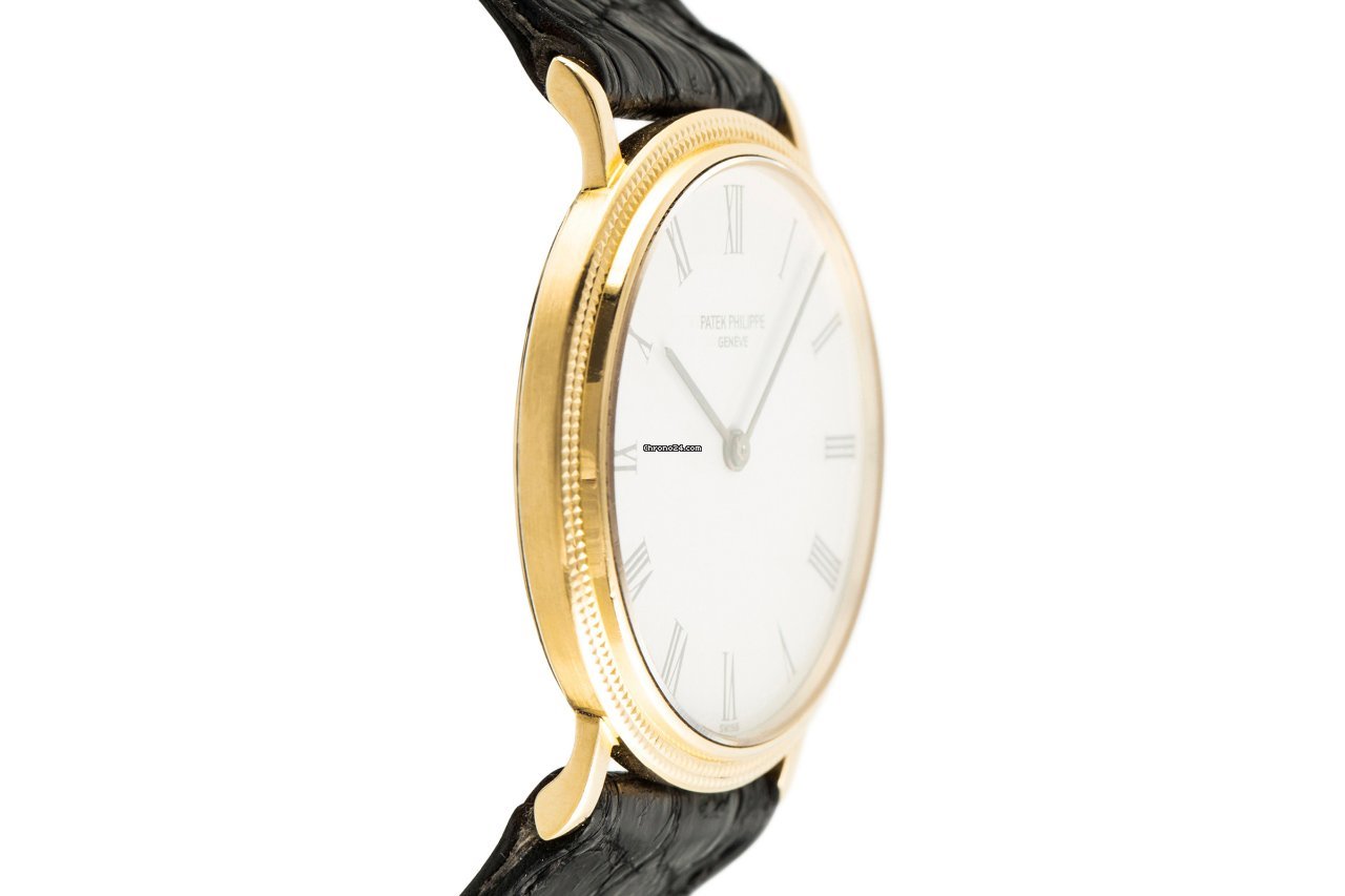 IMG_9081 Patek Philippe Calatrava Mens watch Unisex Manual winding Yellow gold 3992 Replica 4