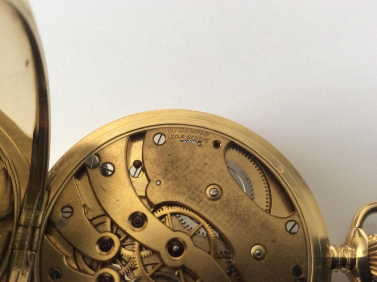 Ulysse Nardin Mens watch Unisex Manual winding Yellow gold 368416 Replica 4