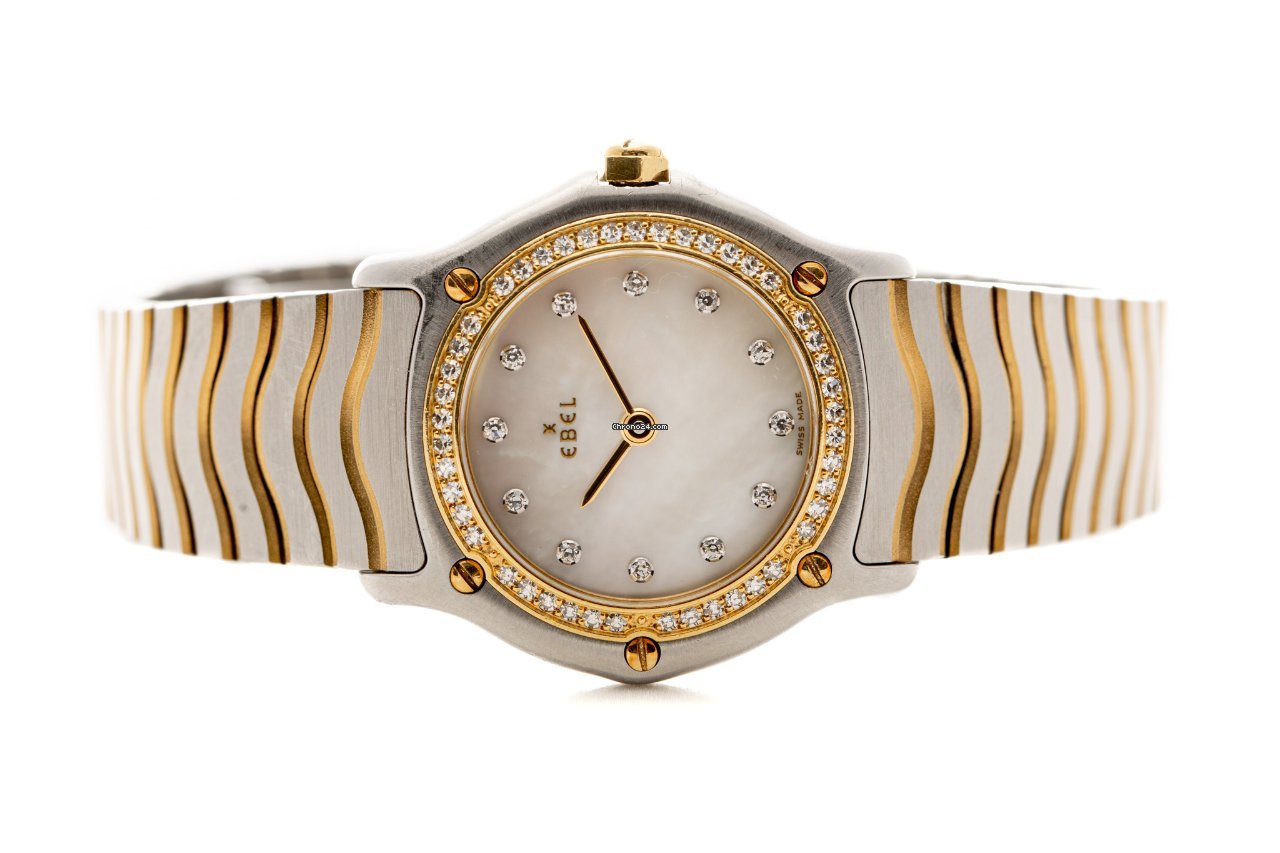 Ebel Sport Womens watch Quartz Gold Steel 1090124 Replica 4