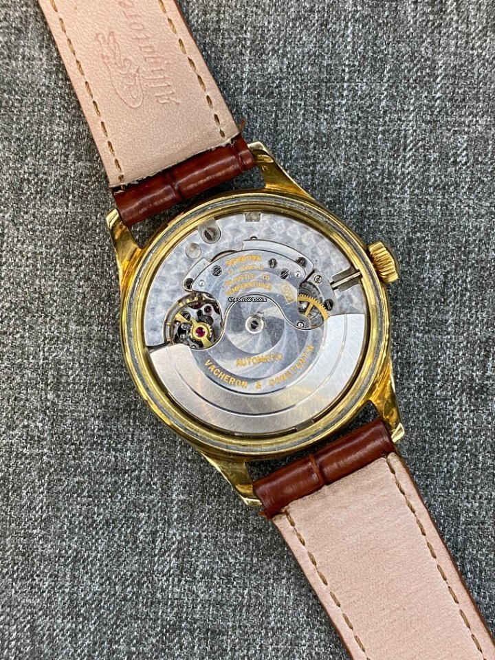 Vacheron Constantin Mens watch Unisex Automatic Yellow gold 6484 Replica 4
