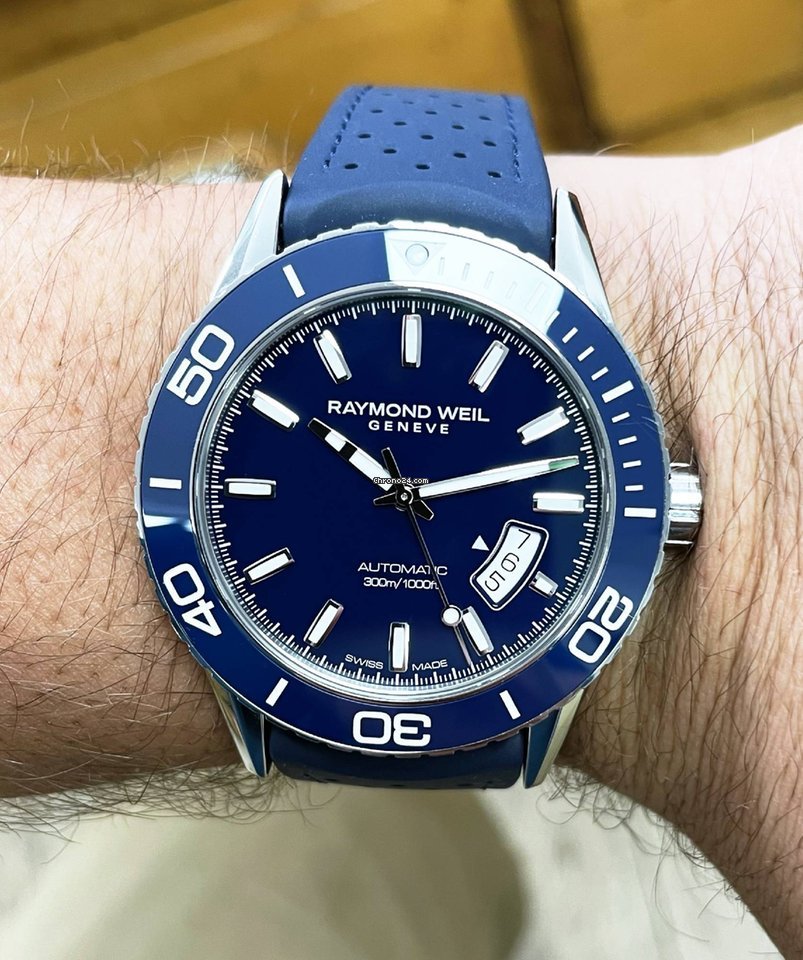 IMG_9081 Raymond Weil Freelancer Mens watch Unisex Automatic Steel 2760-SR3-50001 Replica 4