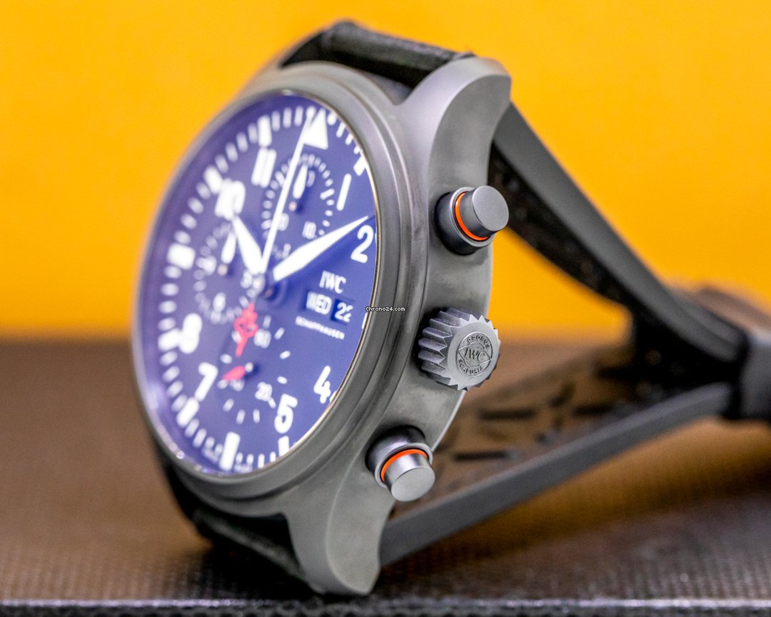 IMG_9081 IWC Pilot Chronograph Top Gun Mens watch Unisex Automatic Ceramic IW389104 Replica 4
