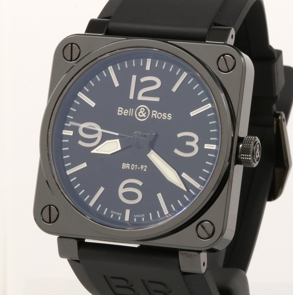 IMG_9081 Bell & Ross BR 01-92 Mens watch Unisex Automatic Ceramic BR0192-BL-CER SRB Replica 4