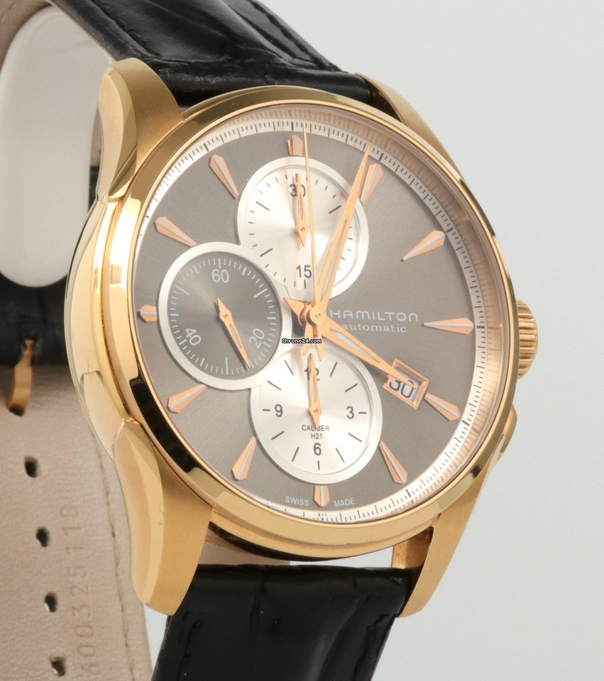Hamilton Jazzmaster Auto Chrono Mens watch Unisex Automatic Steel H32546781 Replica 4