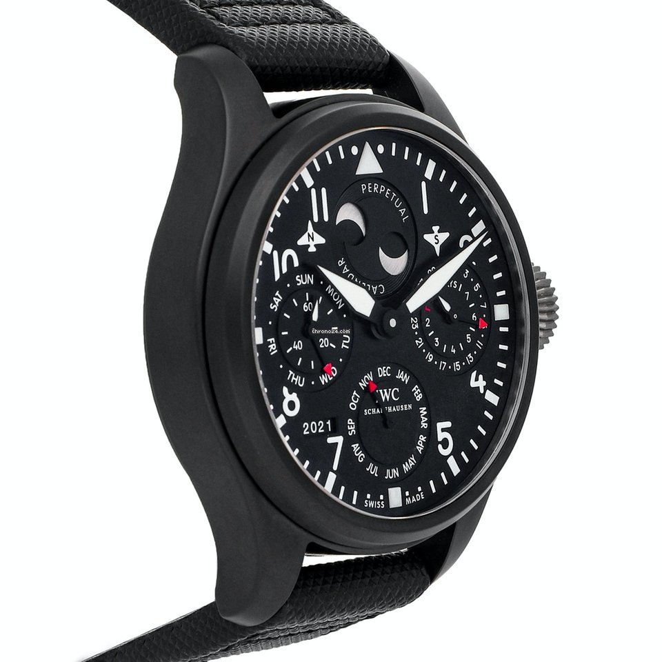 IMG_9081 IWC Big Pilot Top Gun Mens watch Unisex Automatic Ceramic IW5029-02 Replica 4