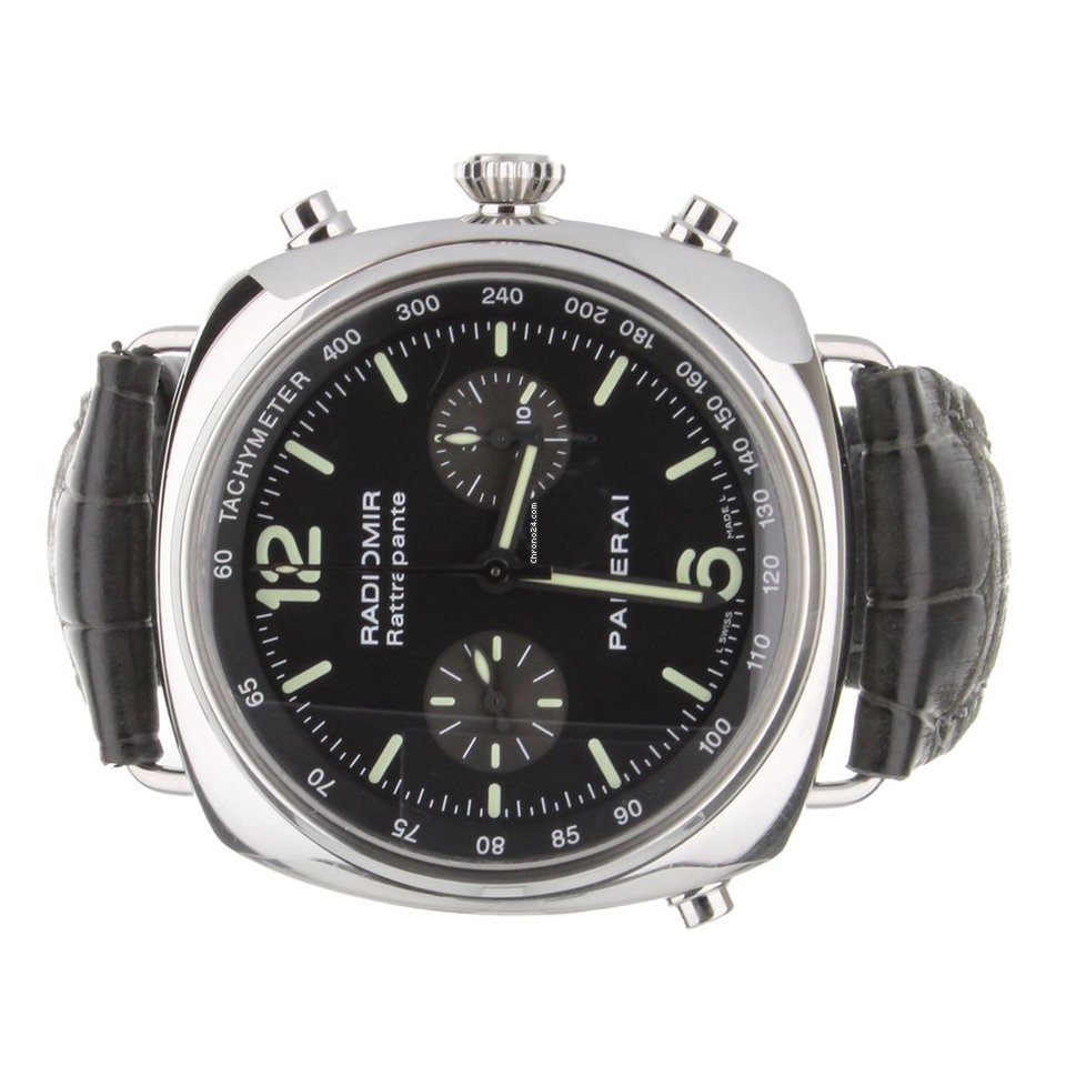 IMG_9081 Panerai Radiomir Rattrapante Mens watch Unisex Automatic Steel PAM214 Replica 4