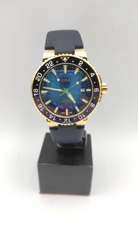 IMG_9081 Oris Mens watch Unisex Automatic Yellow gold 01 798 7754 6185-Set Replica 4