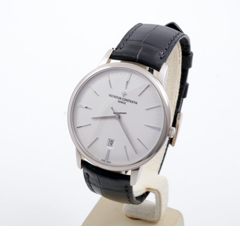 Vacheron Constantin Patrimony Mens watch Unisex Automatic White gold 85180 000G-9230 Replica 4
