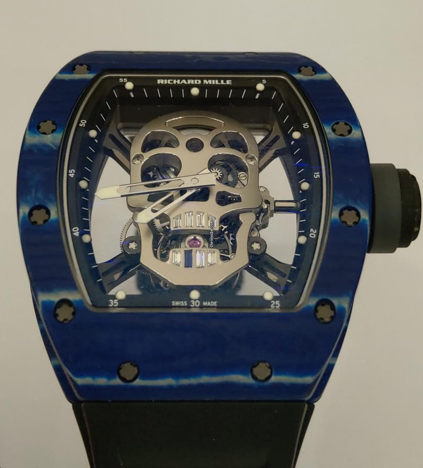 IMG_9081 Richard Mille RM 052 Mens watch Unisex Automatic Carbon RM52-01 Replica 4