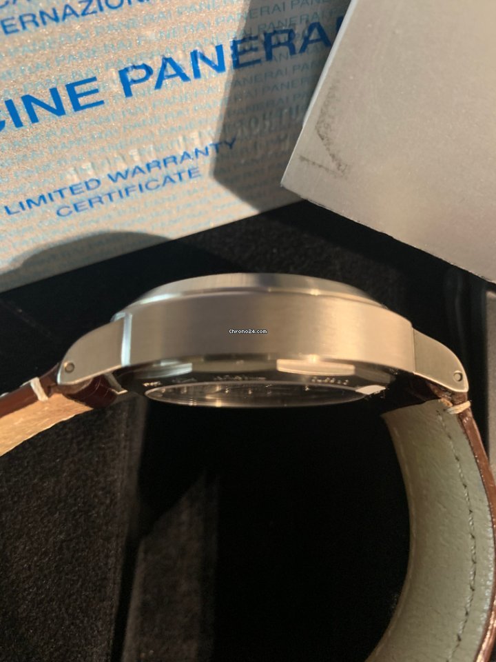 IMG_9081 Panerai Luminor Marina Mens watch Unisex Manual winding Titanium PAM 00118 Replica 4