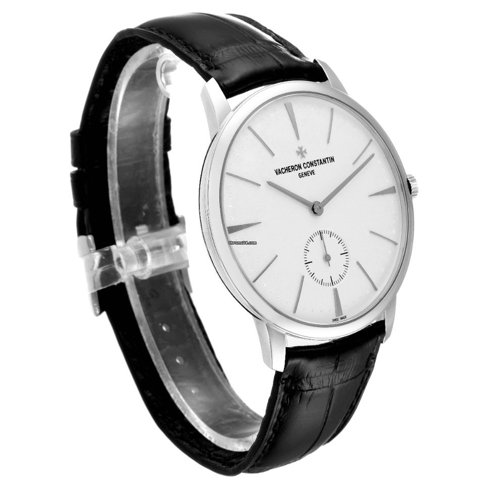 IMG_9081 Vacheron Constantin Patrimony Mens watch Unisex Manual winding White gold 1110U 000G-B086 Replica 4