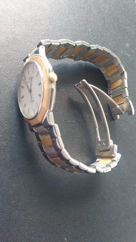 IMG_9081 Baume & Mercier Riviera Mens watch Unisex Quartz Gold Steel 5131.038 Replica 4