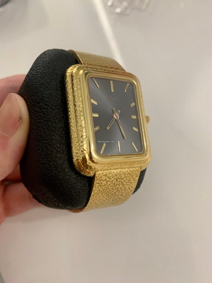 IMG_9081 Piaget Mens watch Unisex Quartz Yellow gold 14101 Replica 4