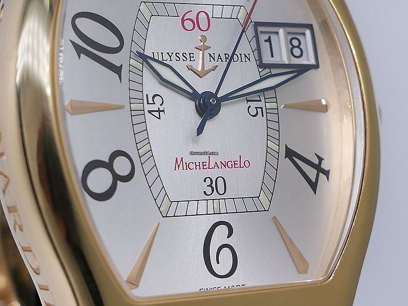 IMG_9081 Ulysse Nardin Michelangelo Mens watch Unisex Automatic Rose gold 236-68 581 Replica 4