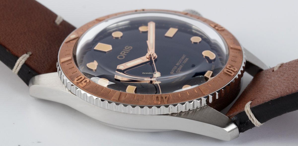 Oris Divers Sixty Five Mens watch Unisex Automatic Bronze 01-733-7707-4355-07 5 20 45 Replica 4