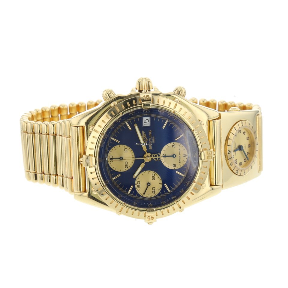 Breitling Chronomat Mens watch Unisex Automatic Yellow gold K13047X Replica 4
