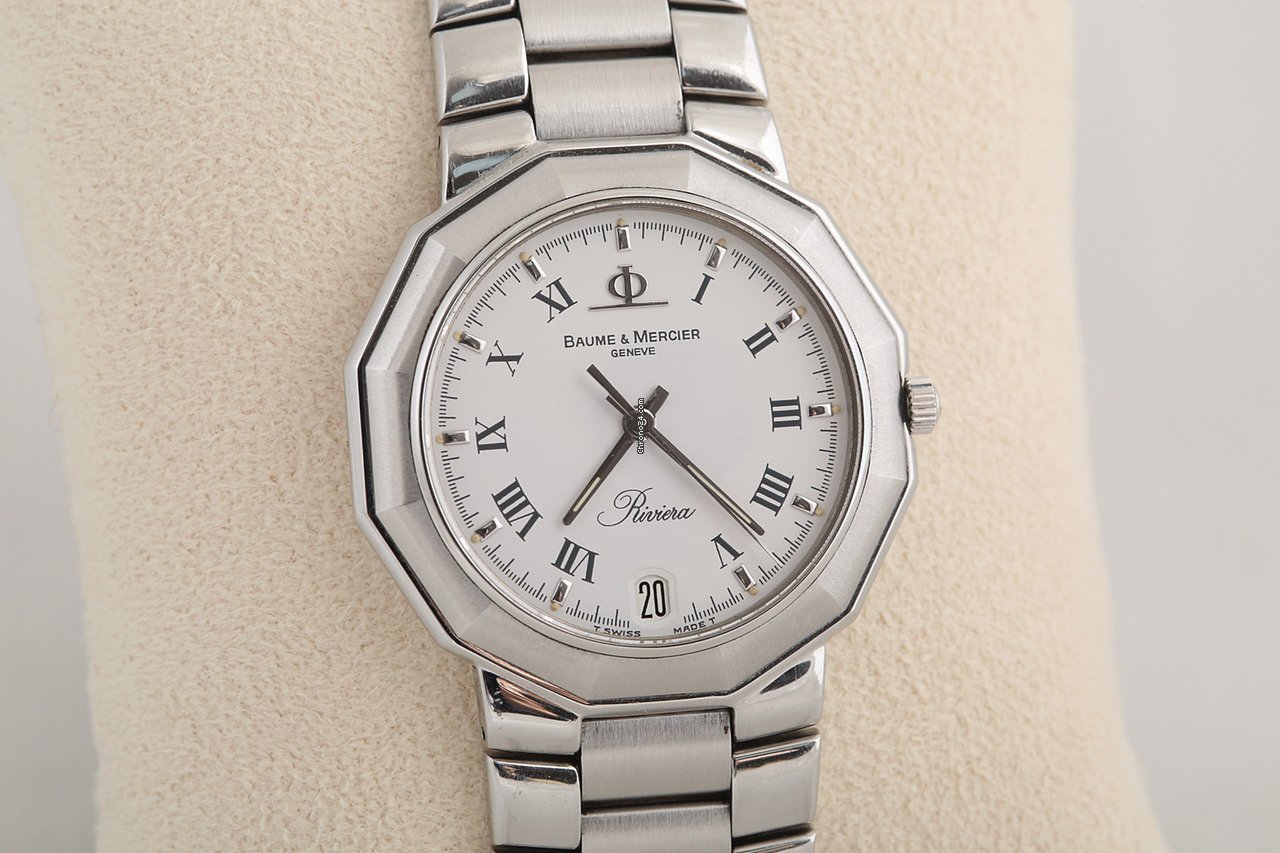 IMG_9081 Baume & Mercier Riviera Mens watch Unisex Quartz Steel Baume & Mercier 5131 Replica 4