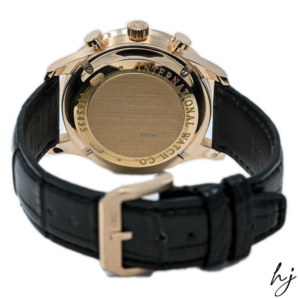 IWC Portuguese Chronograph Mens watch Unisex Automatic Rose gold IW371482 Replica 4