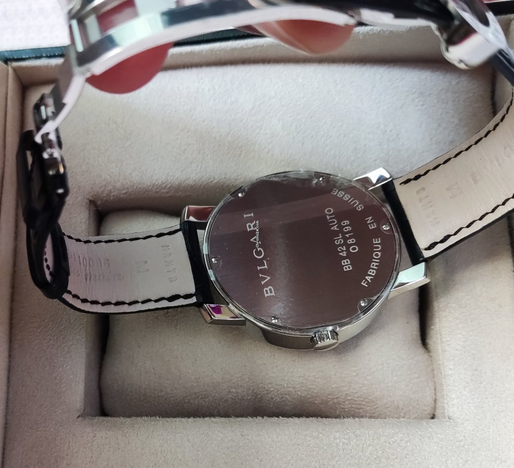 Bulgari Bulgari Mens watch Unisex Automatic Steel BB42SLAUTO Replica 4
