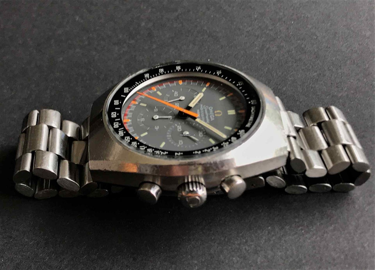 Omega Speedmaster Mark II Mens watch Unisex Manual winding Steel 145.014 Replica 4
