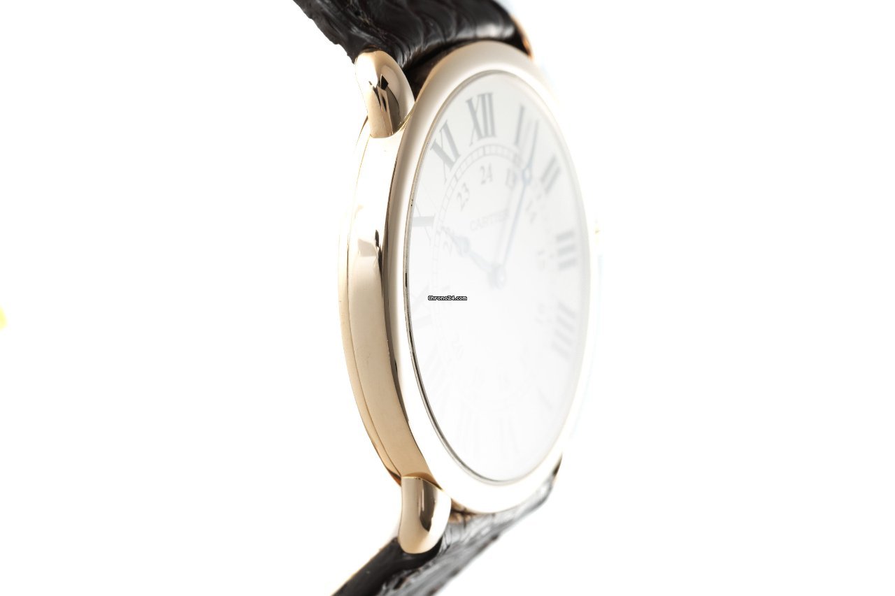 IMG_9081 Cartier Ronde Louis Cartier Womens watch Manual winding Red gold 2889 Replica 4