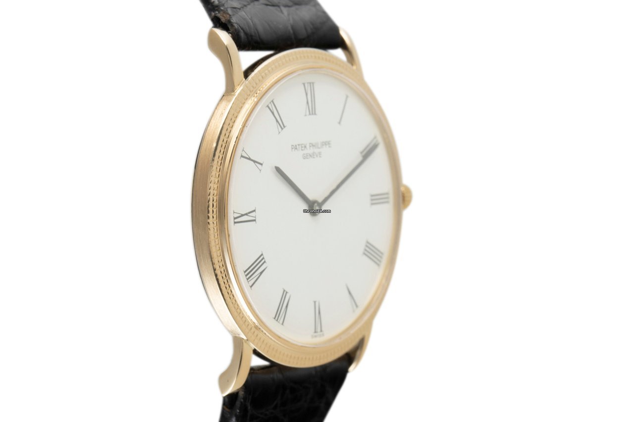 IMG_9081 Patek Philippe Calatrava Mens watch Unisex Manual winding Yellow gold 3520D Replica 4