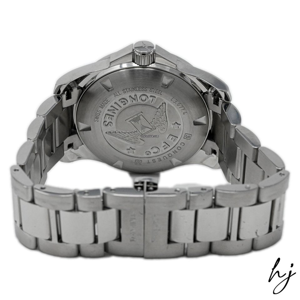 IMG_9081 Longines Conquest Mens watch Unisex Automatic Steel L3.677.4.76.6 Replica 4