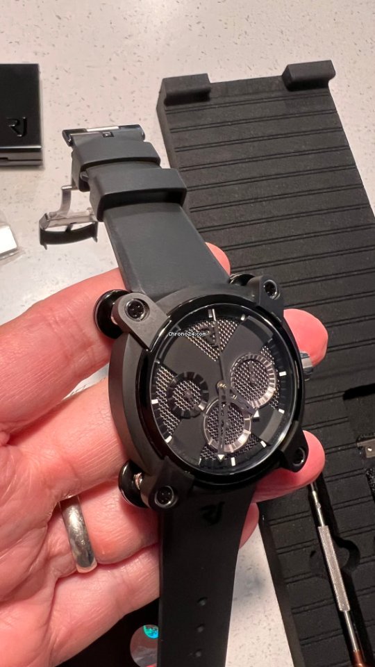 IMG_9081 Romain Jerome Moon-DNA Mens watch Unisex Automatic Steel RJ.M.AU.IN.005.01 Replica 4