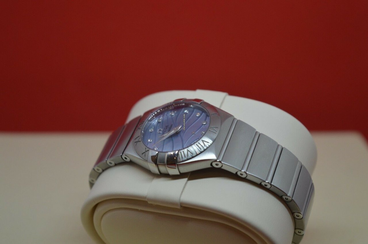 IMG_9081 Omega Constellation Quartz Womens watch Quartz Steel 123.10.27.60.57.001 Replica 4