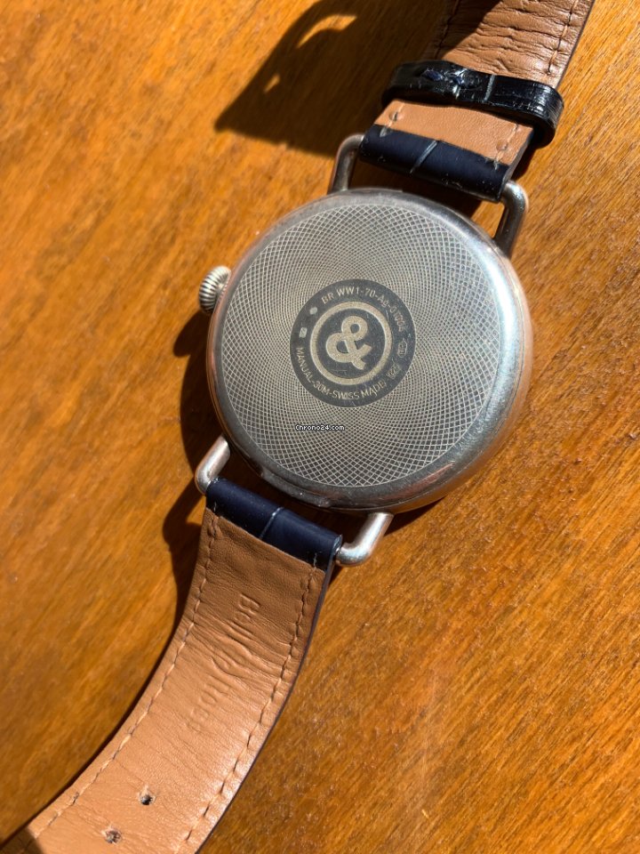 IMG_9081 Bell & Ross Vintage Mens watch Unisex Manual winding Silver BRWW1-ME-AG-SI SCR Replica 4