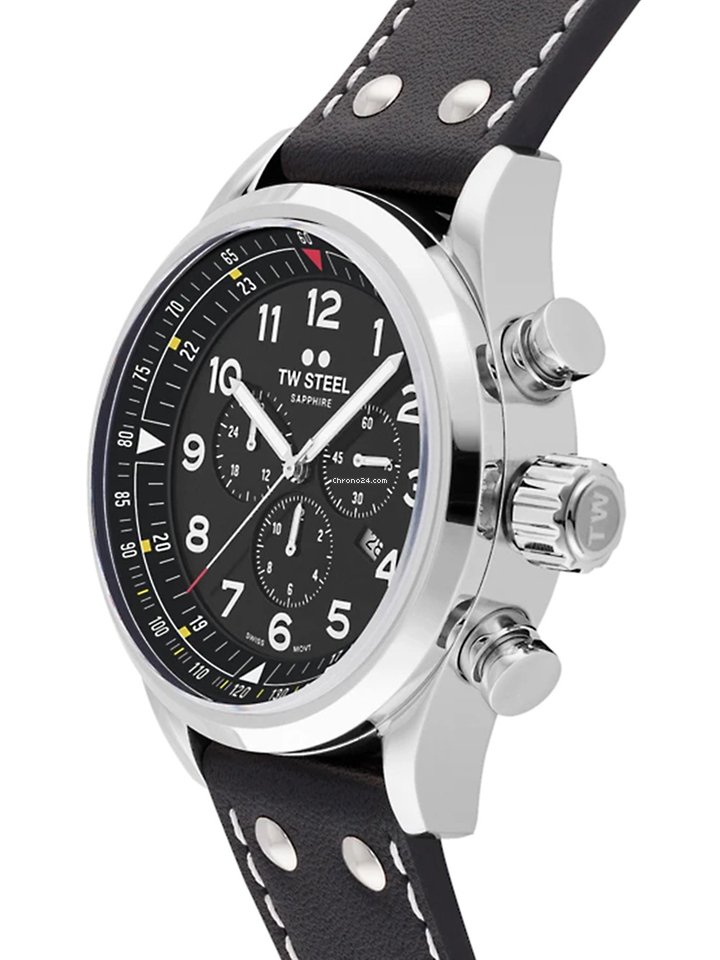 TW Steel Mens watch Unisex Quartz Steel SVS202 Replica 4